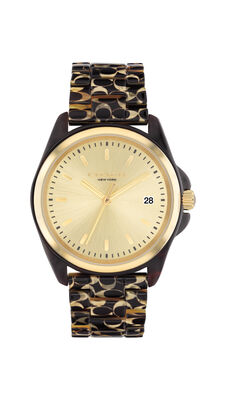 Coach Ladies Gold Plated & Resin Greyson Watch 14504187